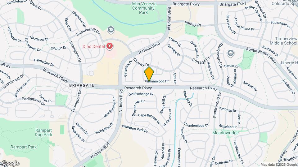 3425 Birnamwood Dr Mapa y Detalles de la Ubicación