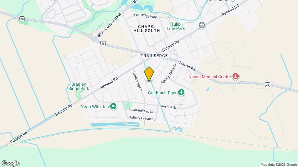 204 Rolling Meadow Crescent Map and Location Details