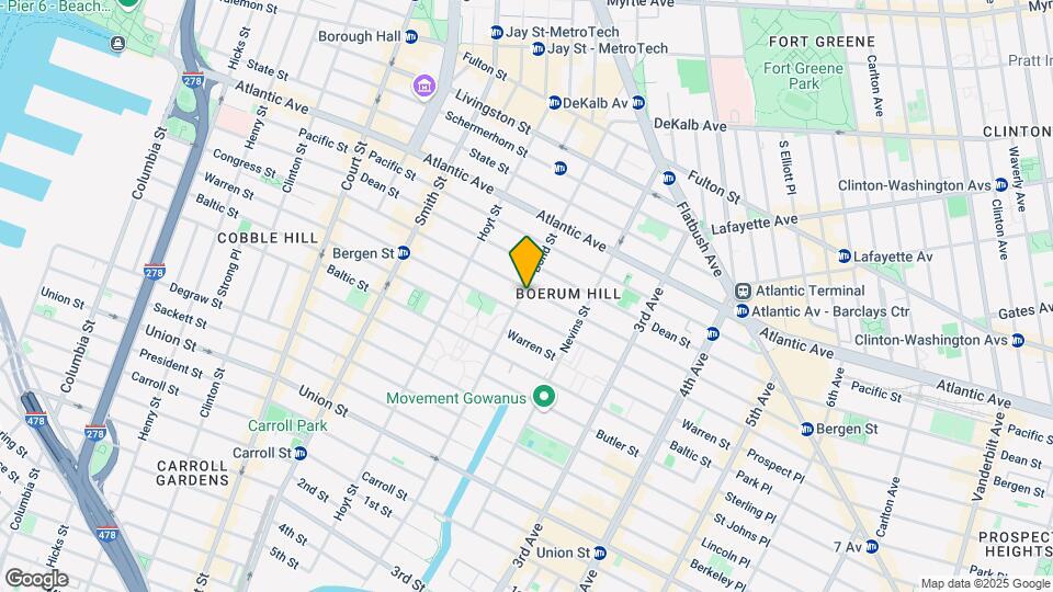 196 Bergen St Map and Location Details
