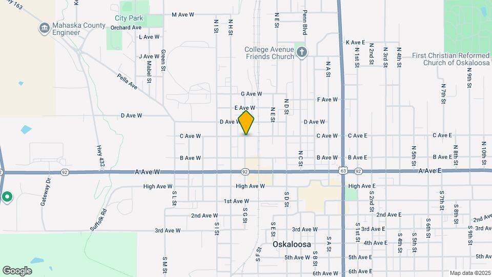 328 N G St Map and Location Details