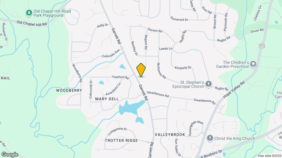 6009 Garrett Rd Map and Location Details