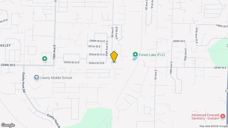 20322 86th Ave Ct E Map and Location Details