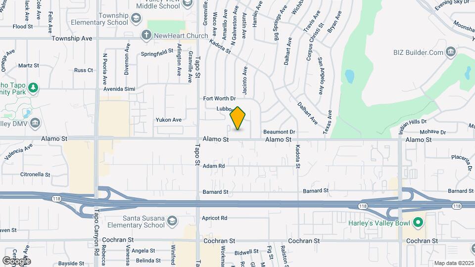 4573 Alamo St Map and Location Details
