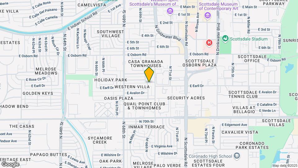 6943 E Earll Dr Map and Location Details