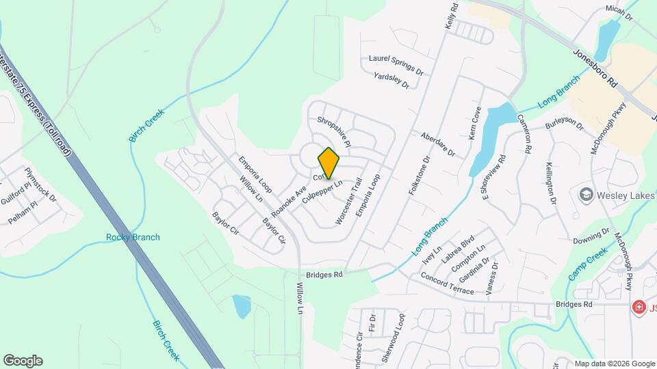 1569 Culpepper Ln Map and Location Details