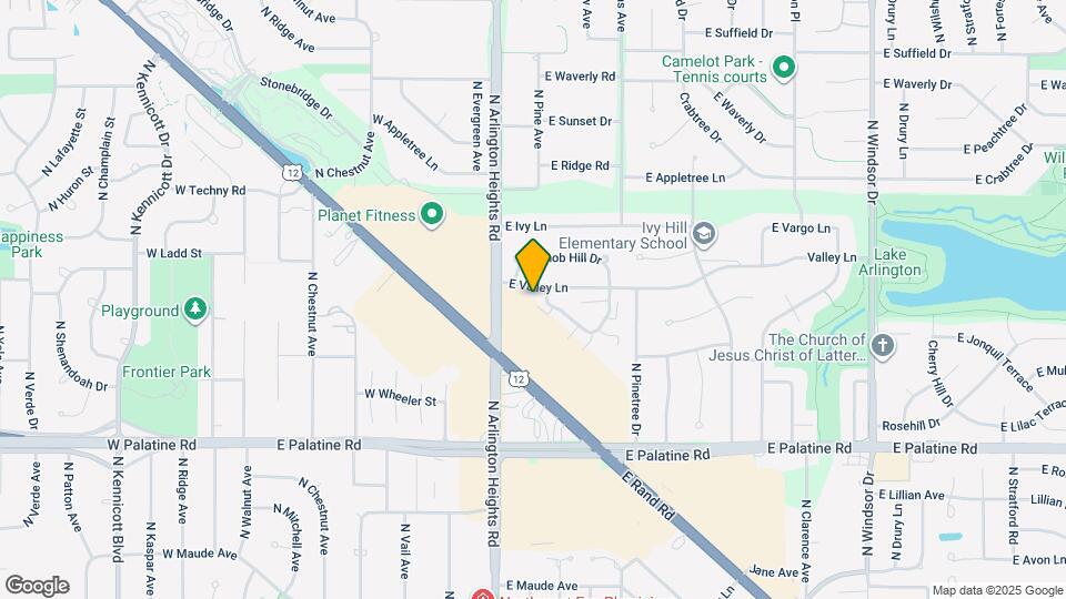 303 E Valley Ln Map and Location Details