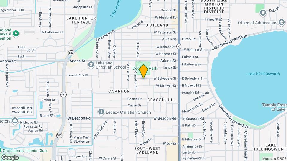 524 W Belvedere St Map and Location Details