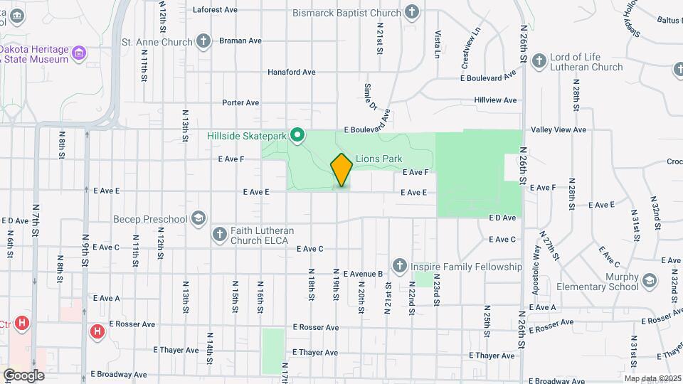 1902 E Avenue D, Unit 1902 and a half Map and Location Details