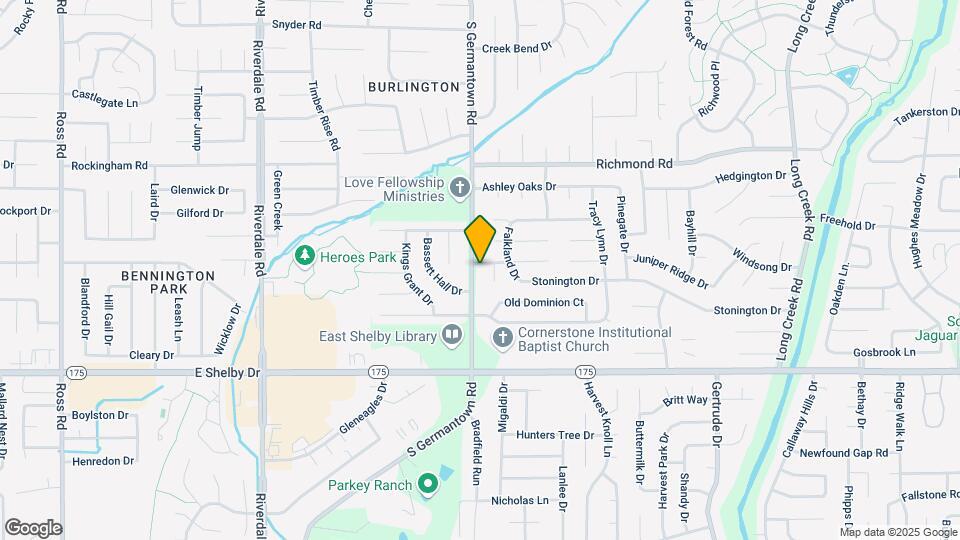 7235 English Dr Map and Location Details