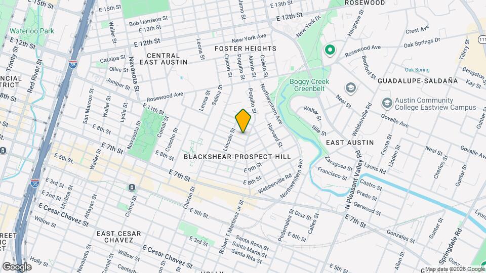 2013 Tillotson Ave Map and Location Details