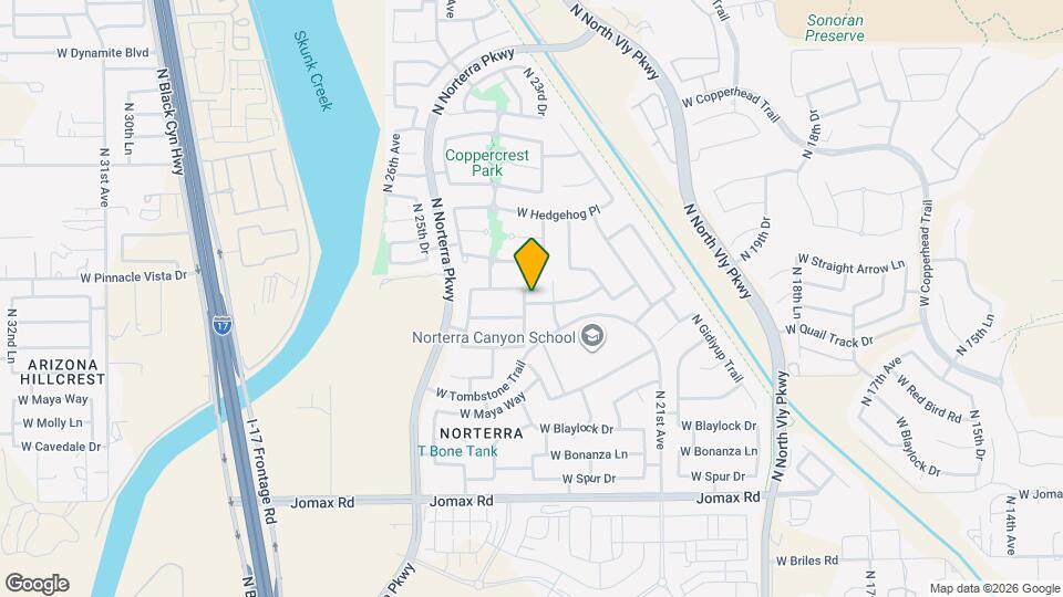 27313 N 23rd Ln Map and Location Details