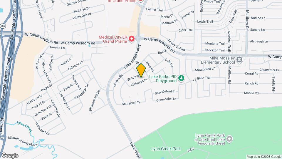 5423 Childress Dr Map and Location Details