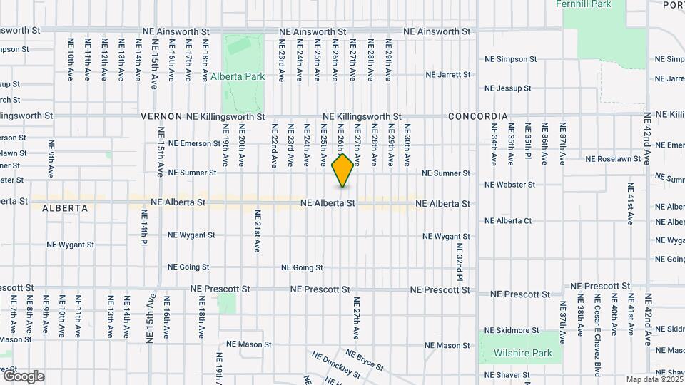 5018 NE 26th Ave Map and Location Details