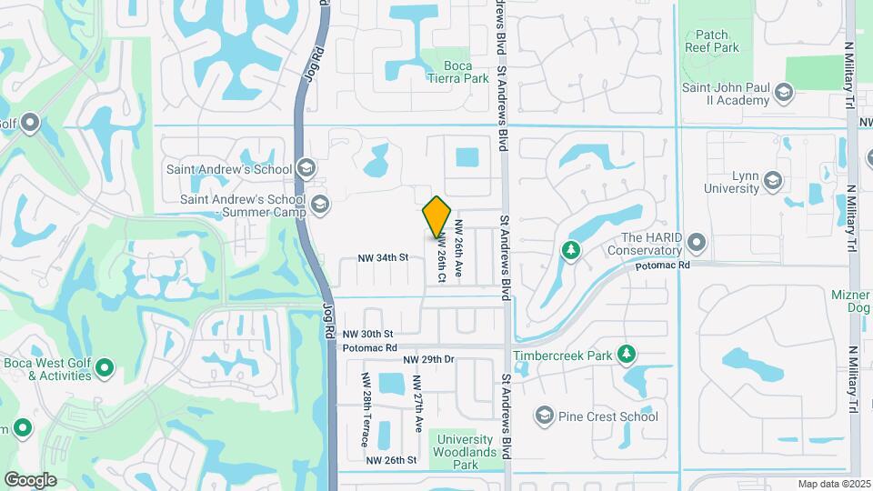 3509 NW 26th Ct Map and Location Details