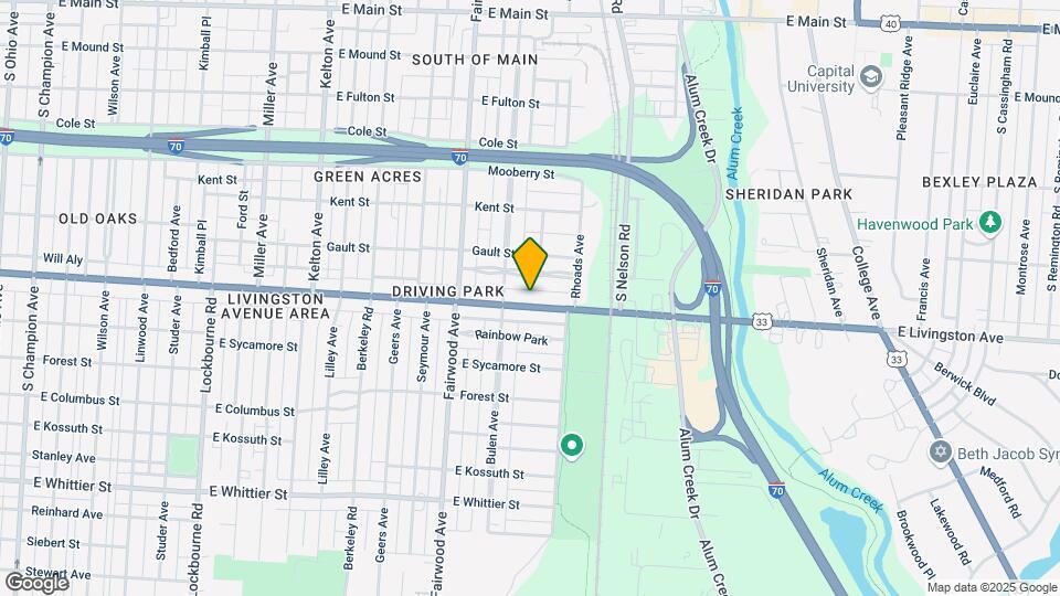 1754 E Livingston Ave Map and Location Details