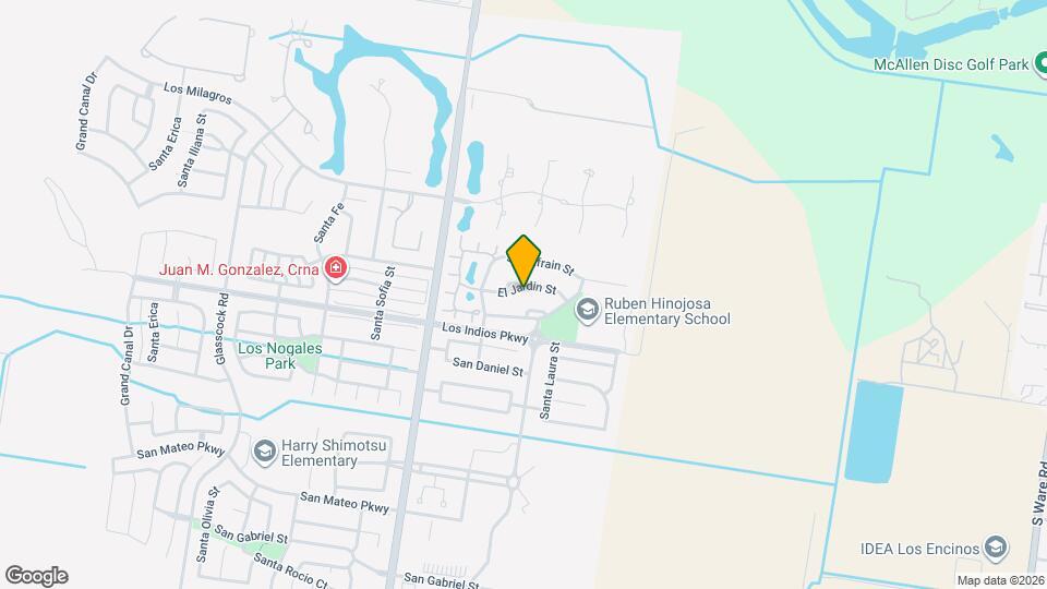 3901 El Jardin Map and Location Details