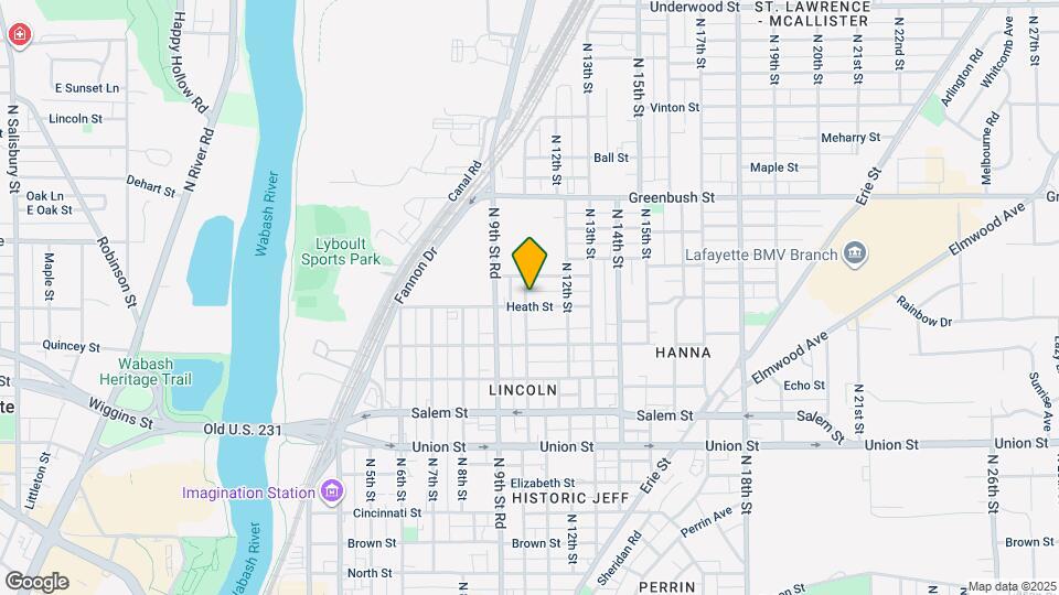 1000 Heath St, Unit A Map and Location Details