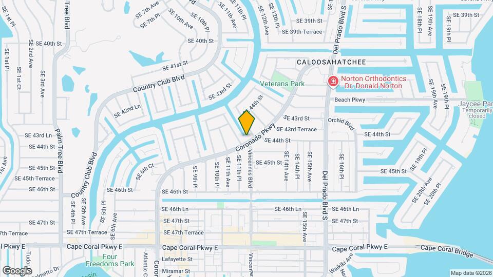4336 Coronado Pkwy Map and Location Details