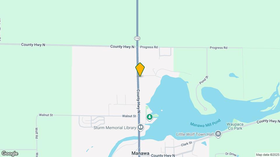 406 N Bridge St Map and Location Details