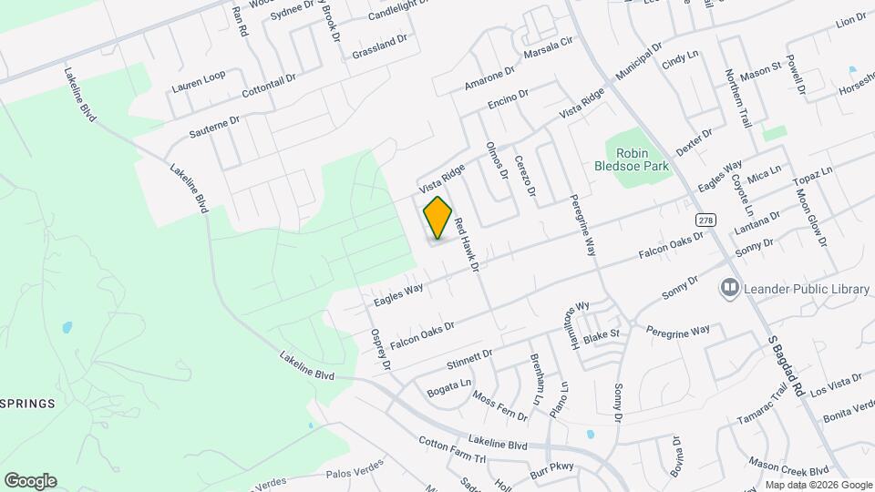 1808 Paseo Verde Dr Map and Location Details