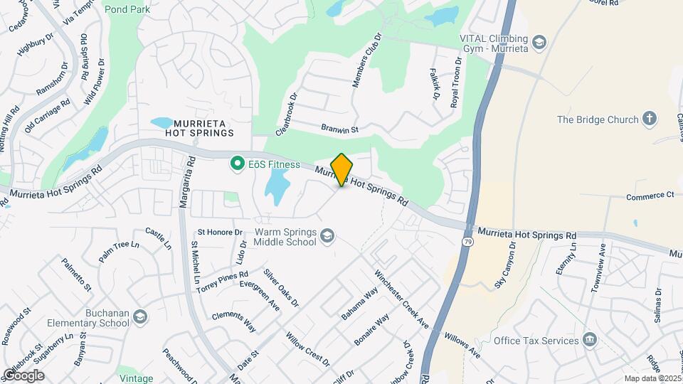 Murrieta Hot Springs 4-Plex Map and Location Details