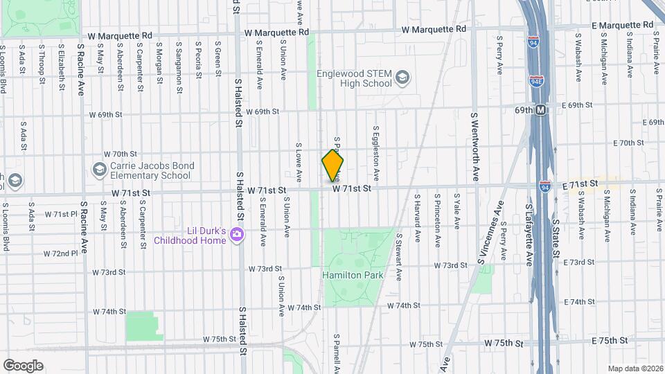 7056 S Parnell Ave Map and Location Details