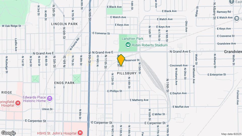 1104 N 13th St Map and Location Details