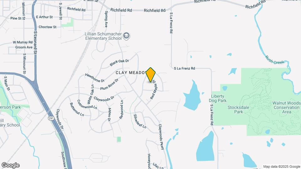809 Red Maple Cir Map and Location Details