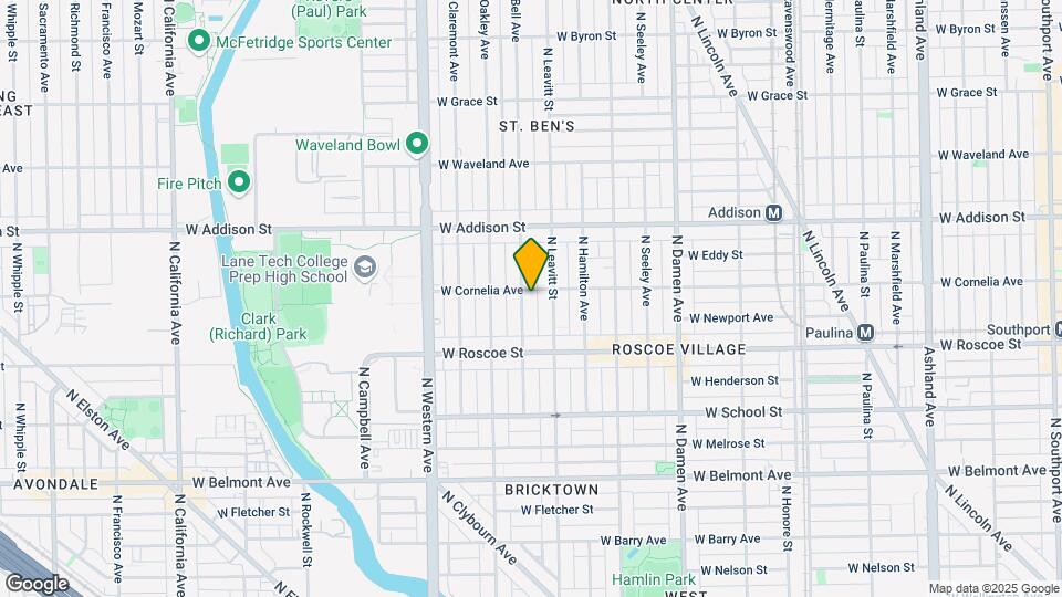 3453 N Bell Ave Map and Location Details