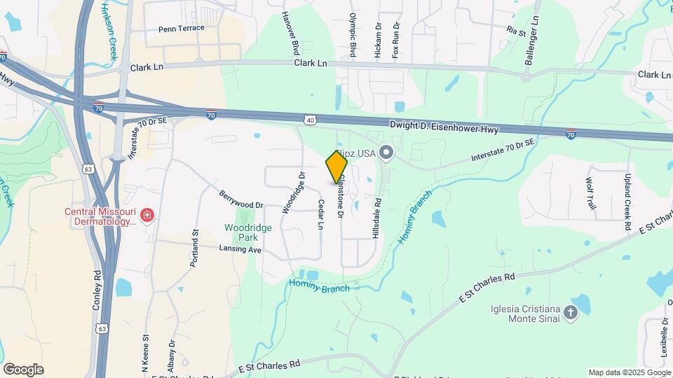 701 Glenstone Dr Map and Location Details