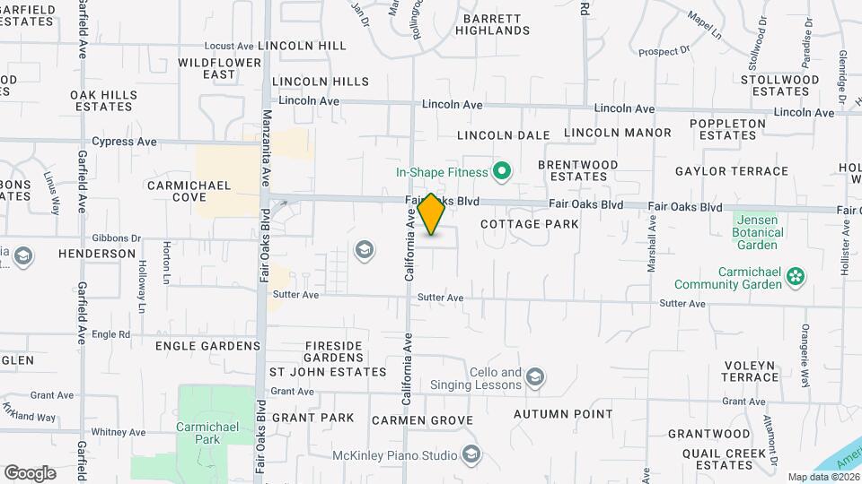 6221 Casita Ave Map and Location Details