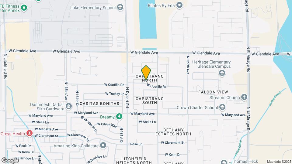 6720 N 129th Ln Map and Location Details