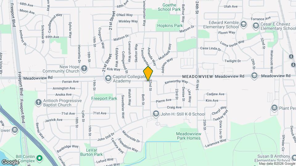 2196 Ferran Ave Map and Location Details