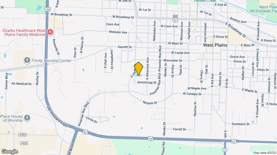 1032 Renfrow St Map and Location Details