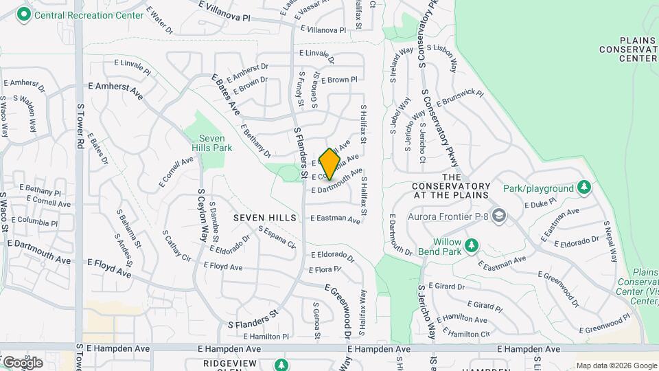 19779 E Dartmouth Ave Map and Location Details