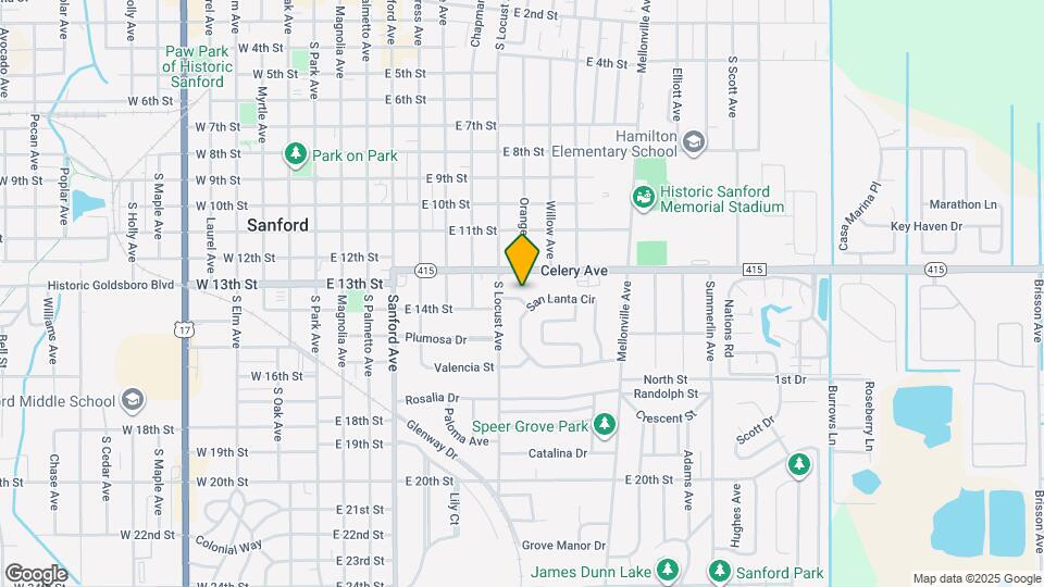 806 E 14th St Map and Location Details