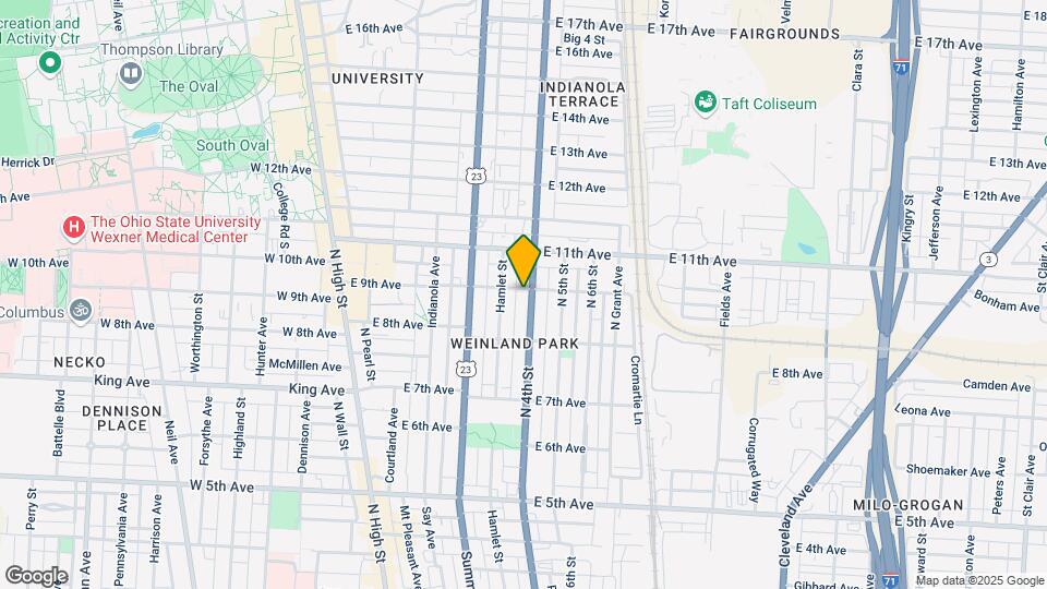 1469 N 4th St Map and Location Details
