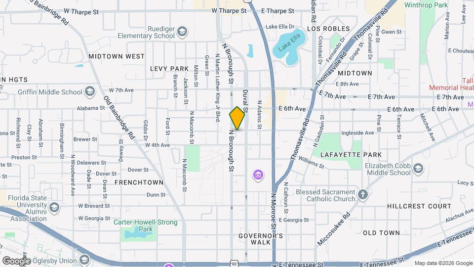 223 W 5th Ave Map and Location Details