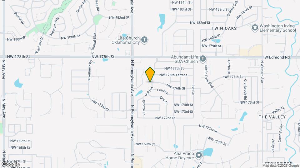 17609 Gold Dr Map and Location Details