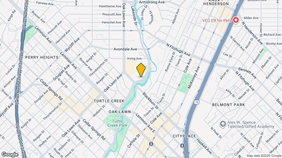 3831 Turtle Creek Blvd Map and Location Details