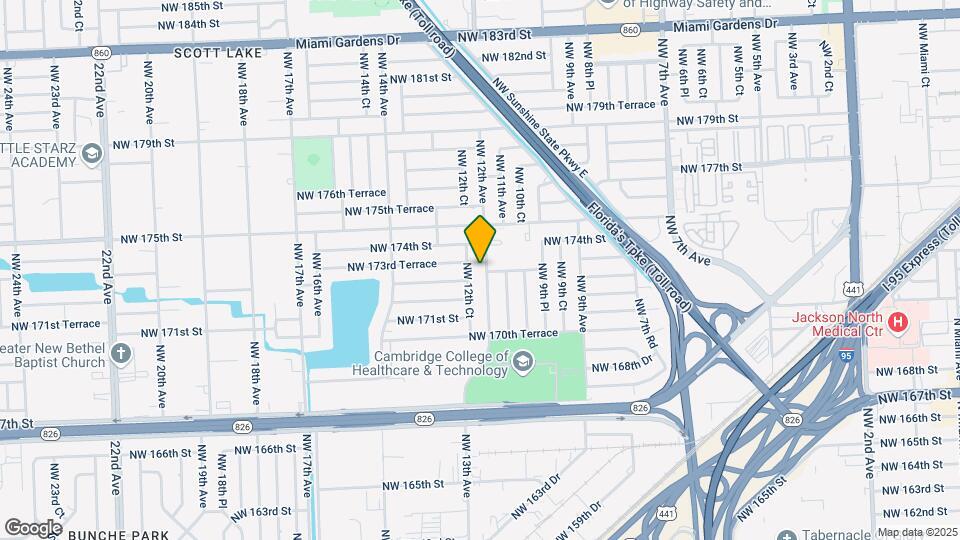 17300 NW 12th Ave Map and Location Details