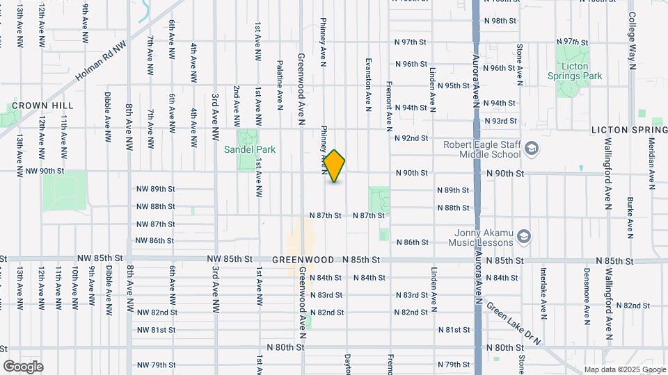 8736 Phinney Ave N Map and Location Details