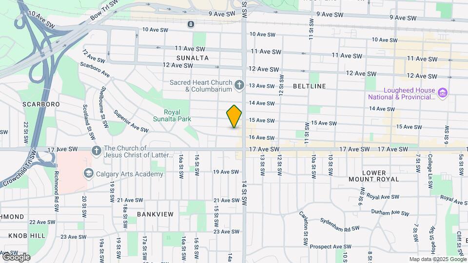 1512 16 Av SW Map and Location Details