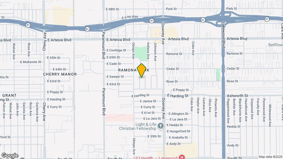 6330 Coronado Ave Map and Location Details