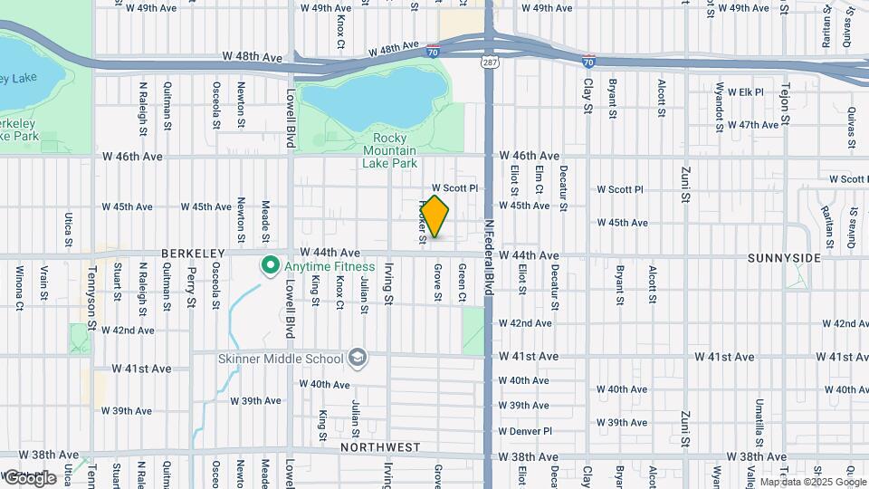 3135 W 44th Ave Map and Location Details