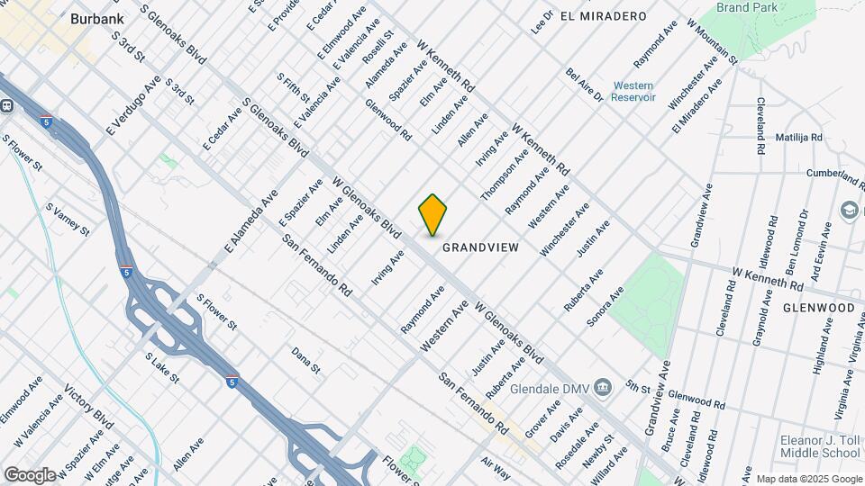 1113 Thompson Ave Map and Location Details