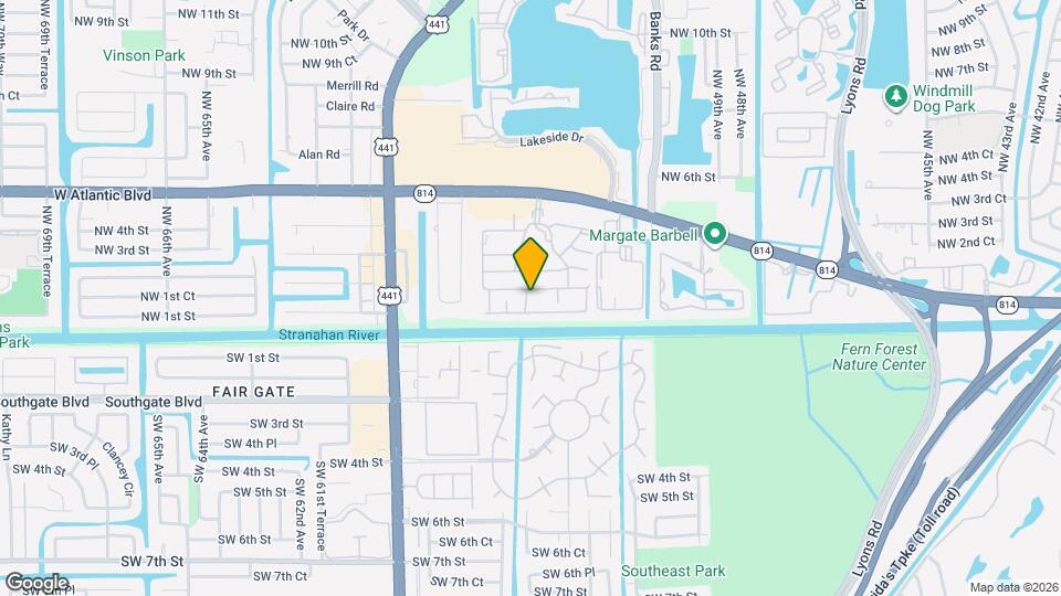 5510 Lakewood Cir S Map and Location Details