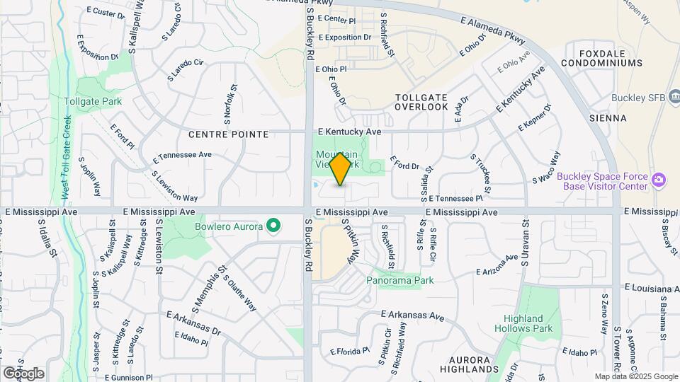 17093 E Tennessee Dr, Unit 104 Mapa y Detalles de la Ubicación