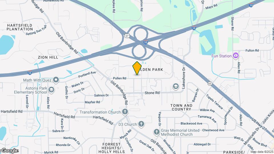 1504 Pullen Rd Map and Location Details