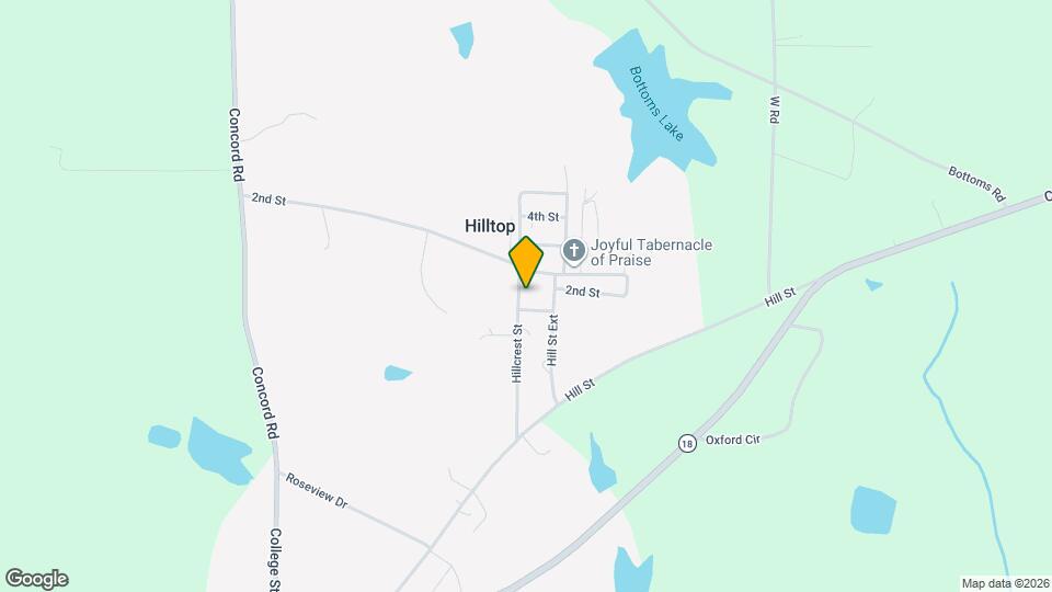 322 Hillcrest St Map and Location Details